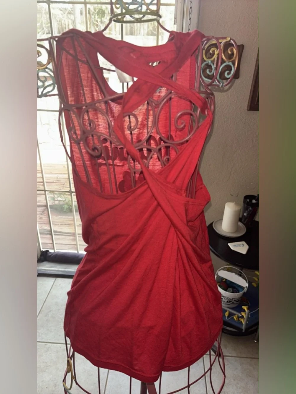 Disney Minnie Mouse Red Graphic Sleep Tank - Picture 3 of 4